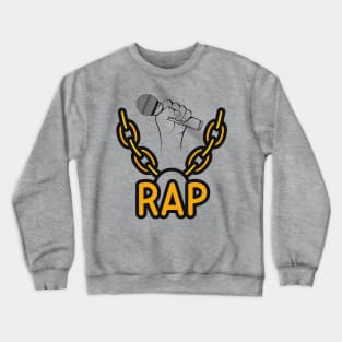 Microphone Rap chain Crewneck Sweatshirt